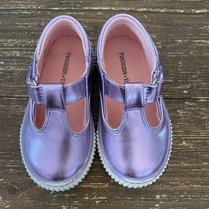 Tucker + Tate Kids Metallic Purple Mary Jane Sneaker